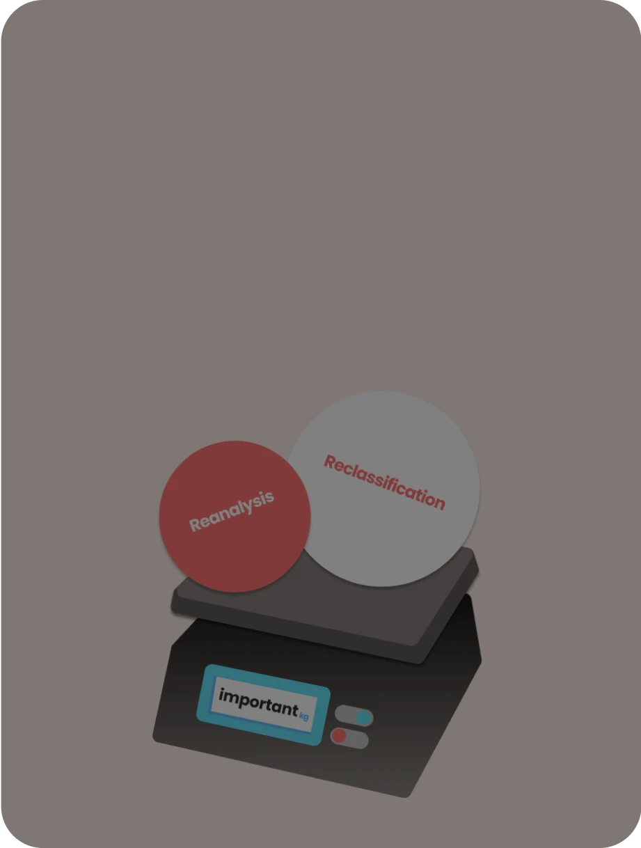 Reanalysis and reclassification, why are they important?