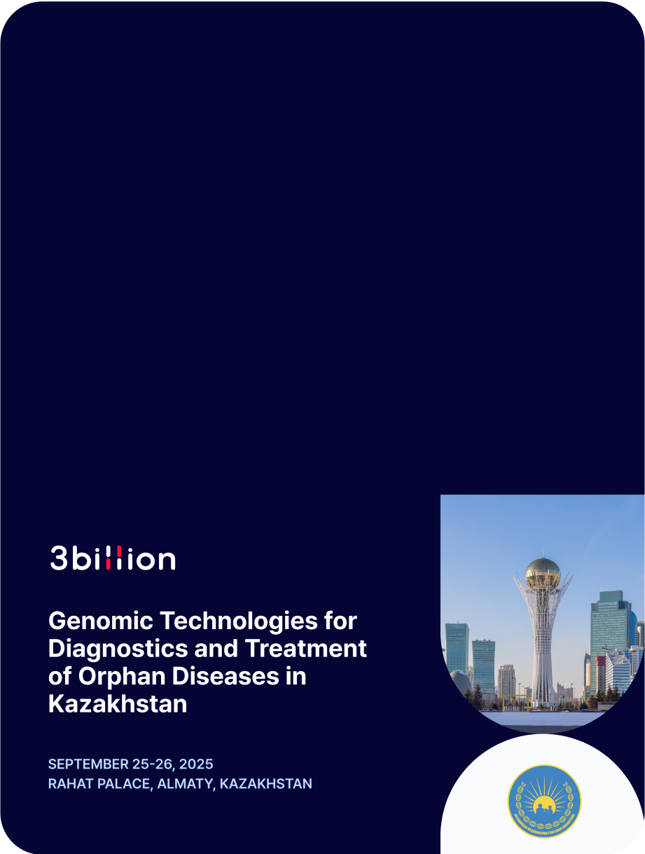 쓰리빌리언, 카자흐스탄 희귀질환 유전체 기술 컨퍼런스 참가