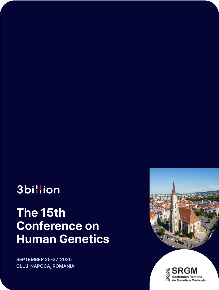 쓰리빌리언, 루마니아 ‘The 15th Conference on Human Genetics’ 참가
