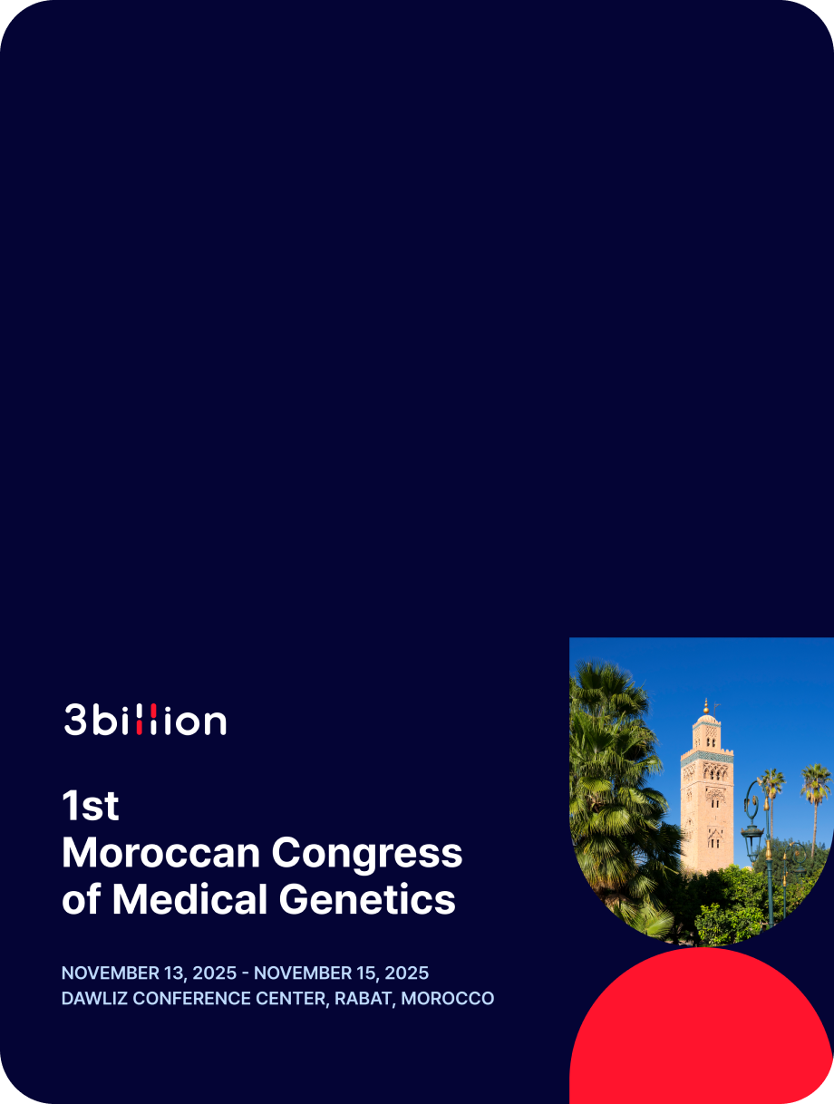 3billion to Join the 1st Moroccan Congress of Medical Genetics 2025