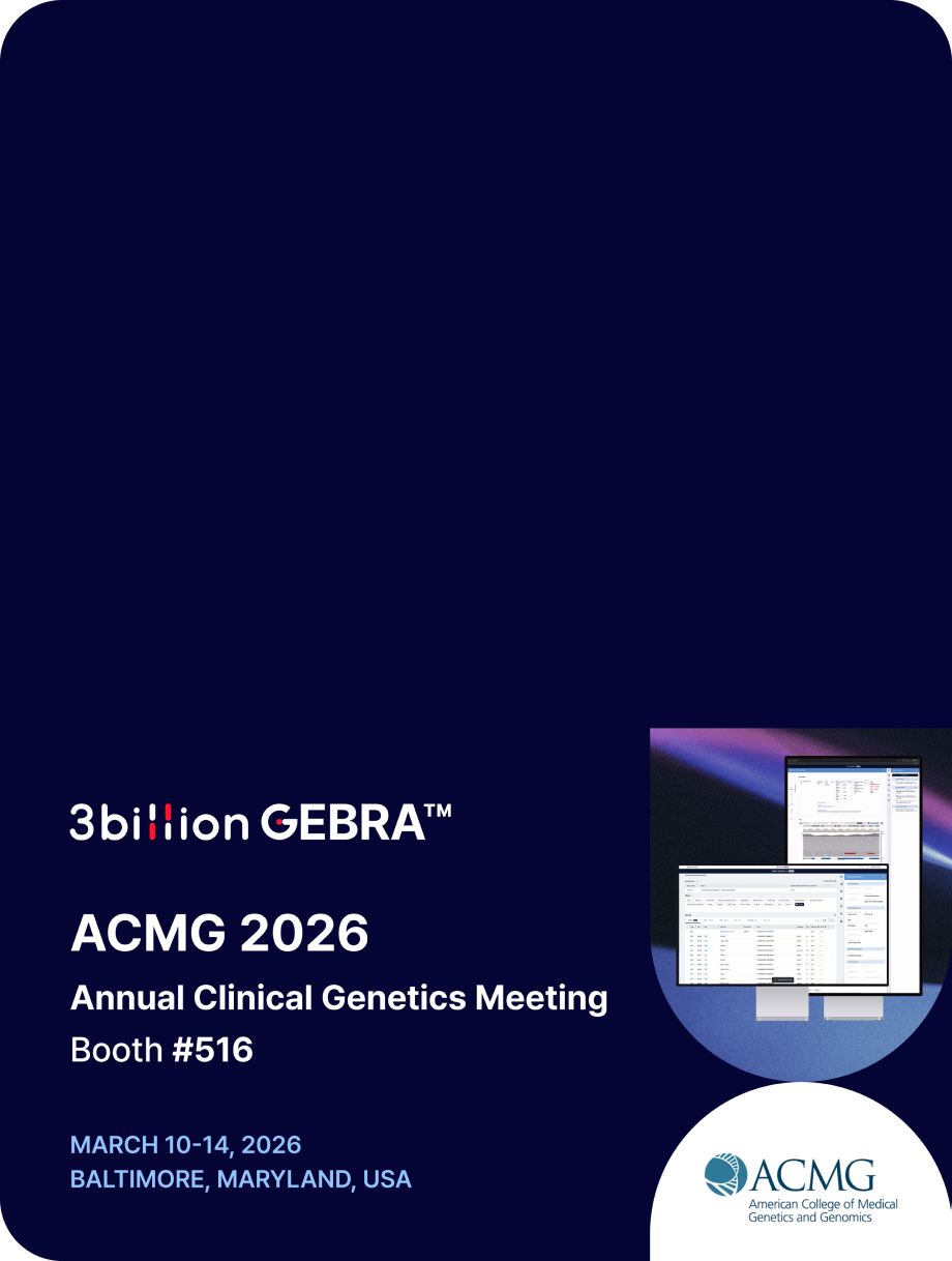 3billion Showcases AI-Powered Variant Interpretation Innovation at ACMG 2026